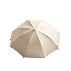 Minimalist Compact Beach Umbrella with a Sleek Design Isolated on Transparent Background