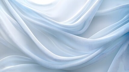 Light blue fabric draped in soft folds.