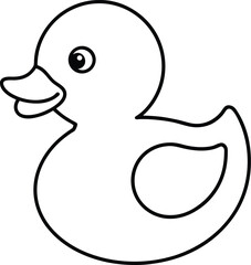 rubber duck vector illustration
