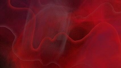 Ethereal red forms undulating gently. Abstract background for header poster banner backdrop design