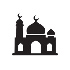 mosque icon vector