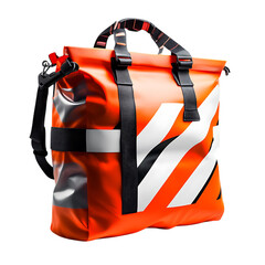 High Tech Waterproof Dry Bag with a Cutting Edge De Isolated on Transparent Background