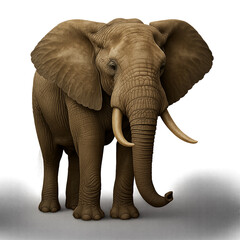 Obraz premium elephant isolated on transparent or white background PNG
