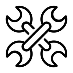 Obraz premium spanner Line Icon