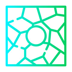 floor stone Line Gradient Icon