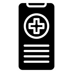 Telehealth App  Icon Element For Design