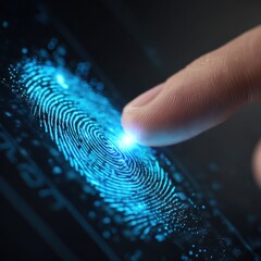 Secure access using biometric fingerprint scanning technology for password management systems.