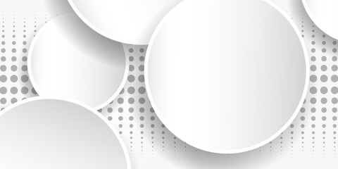 abstract white light background with round texture composition. minimalist design modern background eps1o