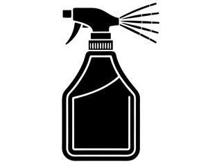 spray bottle vector illustration