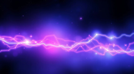 Lightning Bolt Pink Purple Abstract