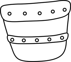 Basket Outline Coloring