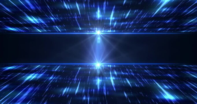 3d matrix data flow cybersecurity speed trails. Flying through futuristic space portal opening wireframe objects. Digital code processing programming coding screen. Crypto mining deep database model.