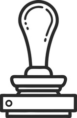 Vector illustration of an electric glass light bulb icon, symbolizing a 3D idea design