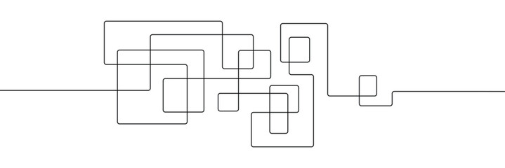 Hand-Drawn Scribbles of Tangled Intertwined Lines in Different Shapes and Size. Editable Line. Adjustable Stroke Width . Vector Illustration . EPS 20 . 