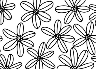 Obraz premium seamless pattern with flowers