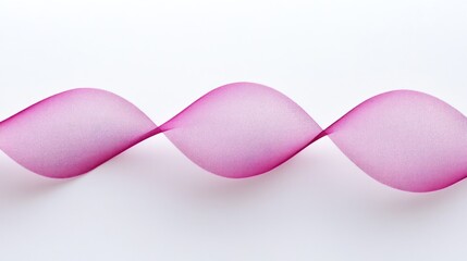 Elegant, translucent ribbon swirls in a delicate arrangement.