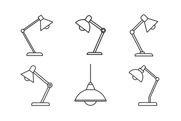 Workspace Lamp Vector Icon