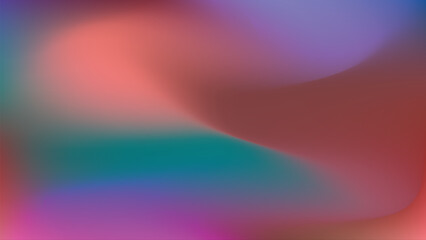 abstract composition with smooth and unified color gradation. The dominance of red, blue, purple, green, and orange creates a dynamic yet soft nuance. suitable for use as a digital background, modern 