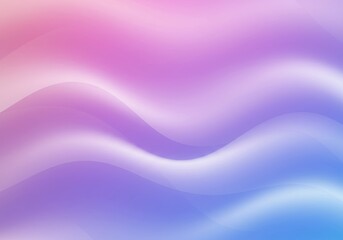 Fototapeta premium Abstract Background Illustration Featuring Soft Waves in Purple Pink and Blue Tones