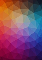 Fototapeta premium Abstract Geometric Polygon Background With Colorful Triangle Pattern Illustration