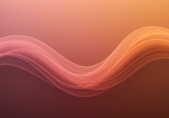 Fototapeta premium Abstract Digital Orange Red Wave Gradient Background Illustration Photo