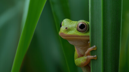 Tree Frog created with Generative AI Technology, ai, generative