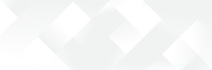 Abstract pattern white geometric banner design background.

