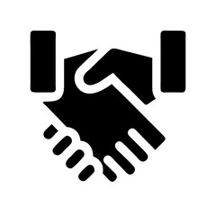 Handshake icon set. Business agreement handshake. friendly handshake icon symbol. partnership deal symbol for apps, ui, website, vector illustration
