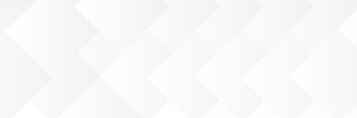 Fototapeta premium Abstract pattern white geometric banner design background. 