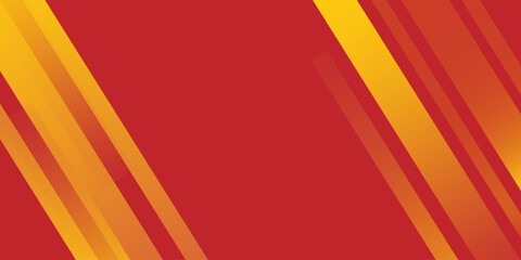Fresh orange red abstract background geometry shine and layer element vector for presentation design. Suit for business, corporate, institution, party, festive, seminar, and talks.
