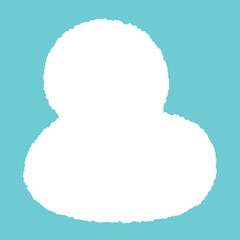 モコモコ雲　手書きシンプル