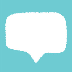 モコモコ雲のフキダシ 手書き