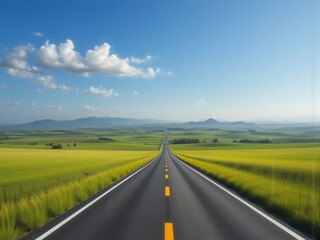 road in the field