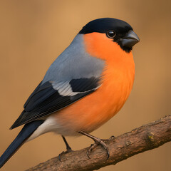 Naklejka premium black capped kingfisher