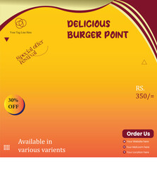 fast foods advertisement poster design vector templates