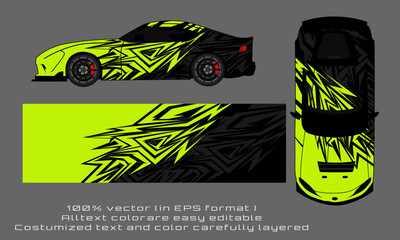 car livery graphic vector. abstract grunge background design for vehicle vinyl wrap and car branding