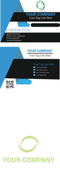 modern deign of business and visiting cards vector templates 