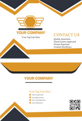 modern deign of business and visiting cards vector templates 
