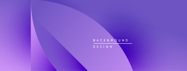 Purple gradient background. Smooth curves create abstract shapes. Minimalist design with text background design. Modern aesthetic.