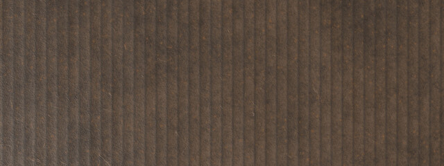 closeup of brown corrugated cardboard texture background