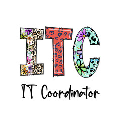 Colorful IT Coordinator Design with Floral and Leopard Patterns