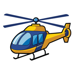 helicopter vector illustration