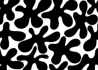 black and white seamless pattern