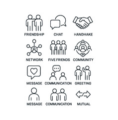 "Multimedia Vector Icon Set – Audio, Video, and Communication Symbols"
A modern and clean media icon design representing multimedia concepts including video, audio, streaming, broadcasting, and commu
