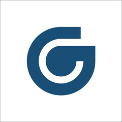 G Letter Abstract Vector Logo Design Template. Creative Typographic Concept Icon