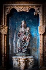 Obraz premium catedral gotica de Leon Castilla España ejemplo de estilo gotico Esapñol 