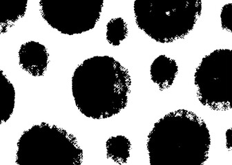set of black ink splashes