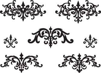 A set of elements, symbols, ornaments, mandalas. Hand drawn vector illustration