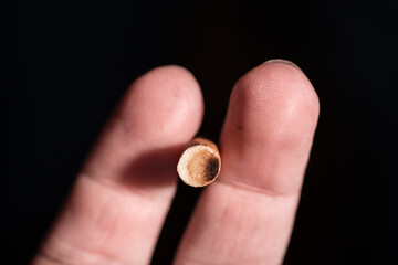 Burning cigarette with smoke and concept of cigarettes 