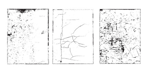 Grunge Urban Backgrounds set.Texture Vector.Dust Overlay Distress Grain ,Simply Place illustration over any Object to Create grungy Effect .abstract,splattered , dirty, texture for your design
